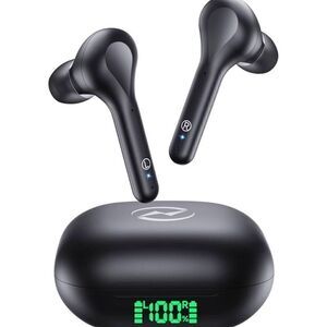 Wireless Earbuds Noise Cancelling 4 Mic Clear Call Bluetooth Headphones Wireless